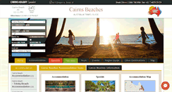 Desktop Screenshot of cairnsbeachaccommodation.com.au